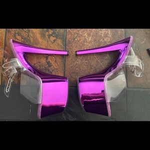 Pleaser chrome 7 inch heels